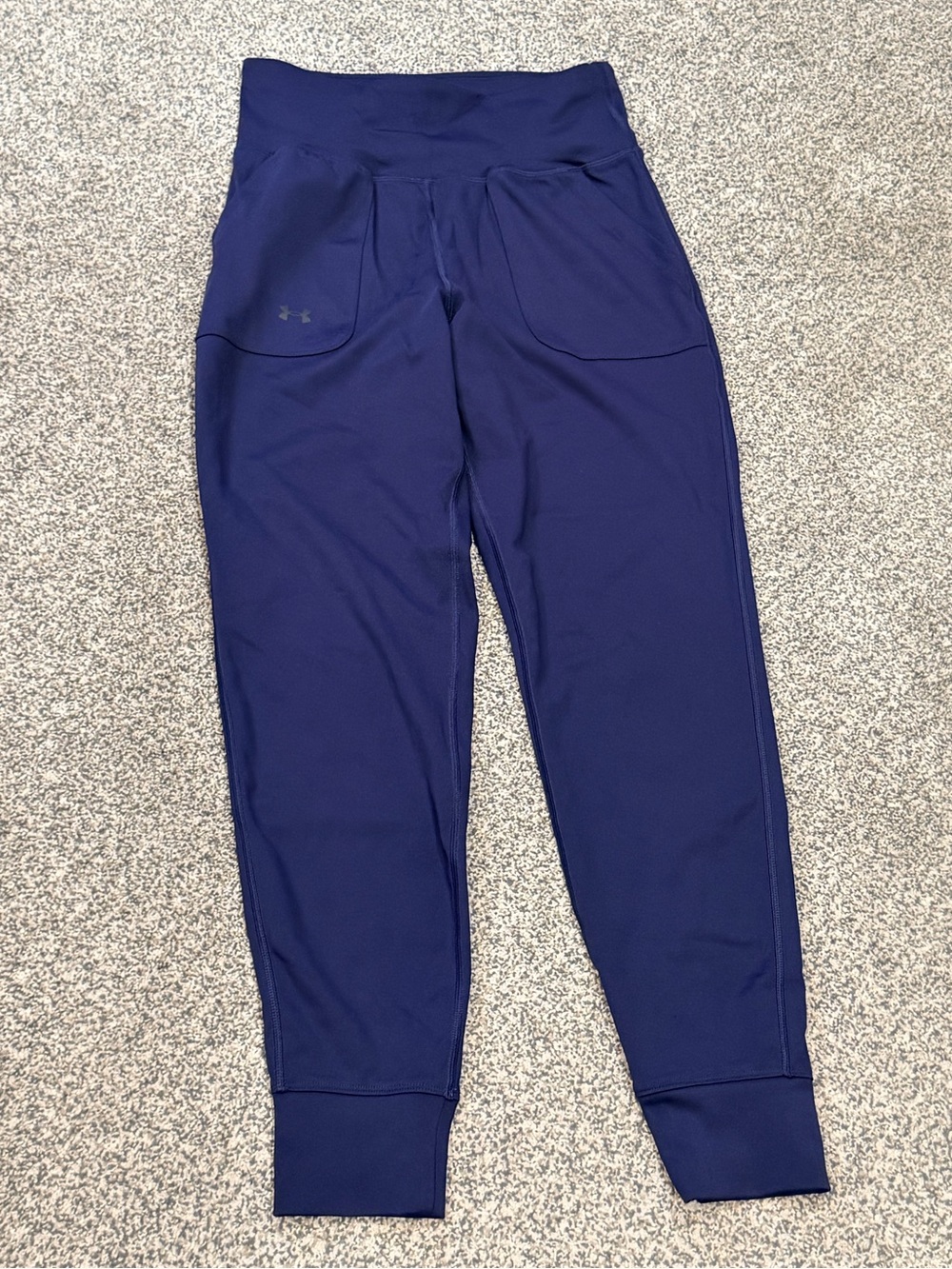 Under Armour Navy Performance Joggers with High Waist Size Small